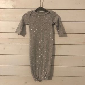 Carter’s 0-3 gown and footed sleeper 3 mo